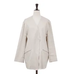 【美品】FLORENT フローレント ジャケット ベージュ サイズ:00(S) | 25春夏 リネン ノーカラー ジャケット / Vネック 長袖 ストレッチ | アウター ブレザー ブルゾン 上着【レディース】【中古】のサムネイル