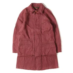 FREEWHEELERS フリーホイーラーズ コート ラズベリー サイズ:34(XS) | リネンキャンバス 比翼ボタン コート (GREAT LAKES GMT) | アウター ジャケット 上着【メンズ】【中古】のサムネイル