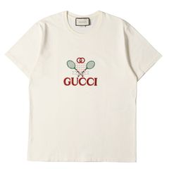 GUCCI テニス刺繍Tシャツ - メルカリ