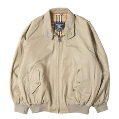 BURBERRY バーバリー ジャケット ベージュ サイズ:M | 90s コットンギャバジン 裏地ノバチェック ハリントンジャケット | アウター ブルゾン 上着【メンズ】【中古】