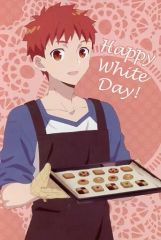 [중고] 엽서 (캐릭터) 에미야 시로 신작 엽서 [에미야 산치의 오늘의 밥 × ufotable cafe 제 3 기] 화이트 데이 한정 메뉴 주문 특전