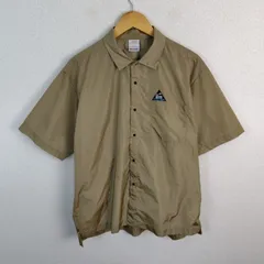 TIGORA by BEAMS DESIGN ティゴラバイビームスデザイン 半袖シャツ アースカラー ベージュ Mサイズ メンズ 古着 アウトドア テック系のサムネイル