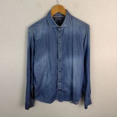 24aw PRADA グラデーションデニムシャツ インディゴ プラダ - メルカリ