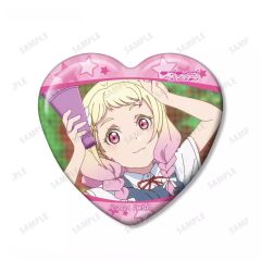 ラブライブ！スーパースター！！ ハート型缶バッジZI 鬼塚夏美 - メルカリ