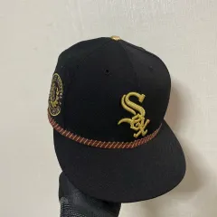 NEW ERA ニューエラ ヴィンテージ シカゴ・ホワイトソックス ブラック ベースボールキャップ 7 3/8