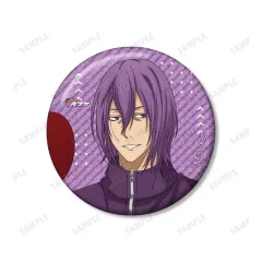 【中古】バッジ・ビンズ 紫原敦(顔アップ) 黒子のバスケ 描き下ろし スポーツホリデーver. トレーディンググリッター缶バッジ