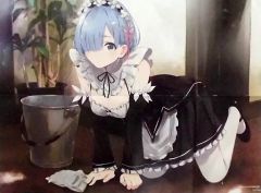 [중고] 포스터(애니메이션) B2 포스터(8개 접기) 렘 [Re:제로부터 시작하는 이세계 생활] 월간 코믹 얼라이브 2017년 6월호 부록