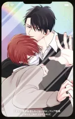 【中古】キャラカード 才川綴＆佐山圭悟 ミニイラストカード 「マスク男子は恋したくないのに」 アニメ(OVA)化記念フェア 対象商品購入特典