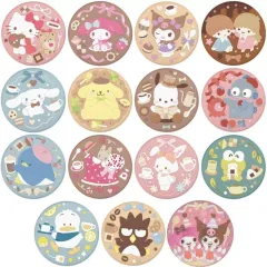 【新品】食玩 雑貨 【BOX】[再販予約] サンリオキャラクターズ 刺繍缶バッジビスケット3