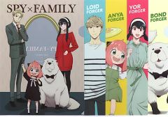 [중고] 클리어 파일 포저 가 A4 클리어 파일 2장 세트 [이치반 복권 SPY×FAMILY -Embark on a mission-] H상