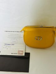Dior shoulder cross bag, yellow