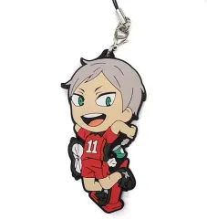 【中古】ストラップ(キャラクター) 灰羽リエーフ 1年ラバーストラップ きゅんキャラいらすとれーしょんず 「一番くじ ハイキュー!!～繋げ!!全国への軌跡!!～」 Q賞
