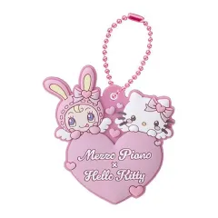 【中古】キーホルダー ベリエちゃん×ハローキティ(エンジェル ver.B) 「メゾピアノ×ハローキティ カプセルラバーマスコット」
