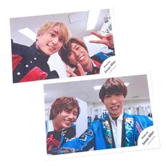 阿部亮平 佐久間大介 渡辺翔太 公式写真 2枚【SN37】あべさく なべあべ Jロゴ 6人時代 SnowMan スノ