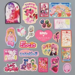 【中古】シール・ステッカー 集合 フレークシールセット 「東京ミュウミュウ/しゅごキャラ!/ぴちぴちピッチ」 なかよし 2025年7月号付録のサムネイル