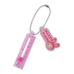 【中古】キーホルダー マスコット付き定規 「MEZZO PIANO(メゾピアノ) ふでばこコレクション」