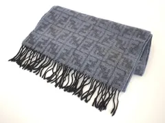 フェンディ FENDI マフラー ズッカ柄 ウール100% 2412LS180