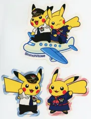 【中古】シール・ステッカー ピカチュウ(新千歳空港店ver.) ステッカー3枚セット 「ポケットモンスター」 ポケモンストア新千歳空港店限定
