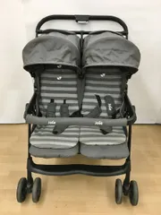カトージ KATOJI 二人乗りベビーカー JOIE エアツイン 新生児～体重15kg 専用レインカバー 取扱説明書付き 2510LS078
