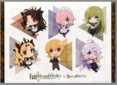 [중고] 머그컵·탕만 집합(SD) 페이퍼 런천 매트 [Fate/Grand Order - 절대 마수 전선 바빌로니아-×SWEETS PARADISE] 메뉴 주문 특전