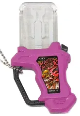 【中古】キーホルダー・マスコット(キャラクター) マイティアクションXガシャット 「仮面ライダーエグゼイド ライトアップガシャットスイング」のサムネイル