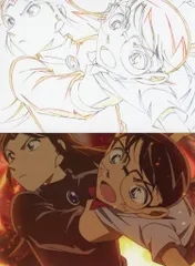 【中古】ポストカード 江戸川コナン＆浅井成実 原画＆場面写真ポストカードセット(2枚セット) 「放送30周年記念 TVアニメ 名探偵コナン展」