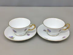 大倉陶園 ペアカップ & ソーサー Central Japan Railway Company 長期保管現状品 JR東海社名入り 未使用 2512LS197