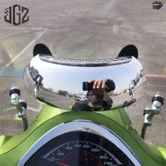 バイクミラー メタル vespa ベスパ ランブレッタ モッズ - メルカリ