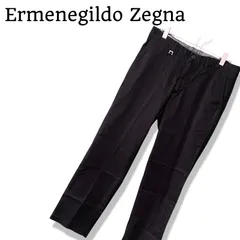 Ermenegildo Zegna エルメネジルドゼニア ブラック チノパン コットンパンツ ルーマニア製 46 Mサイズ相当 メンズ 176TYのサムネイル