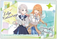【中古】バッジ・ビンズ 葛城リーリヤ＆紫雲清夏 「学園アイドルマスター トレーディングスクエア缶バッジ」