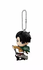 【中古】キーホルダー・マスコット(キャラクター) リヴァイ 「進撃の巨人 立体機動スイング」