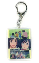 【中古】キーホルダー・マスコット(キャラクター) 集合(公園) 「天気の子cafe コラージュアクリルキーホルダー」
