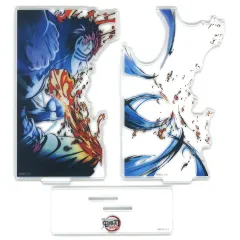 【中古】アクリルスタンド・アクリルパネル 猗窩座 レイヤードアクリルスタンド 「劇場版 鬼滅の刃 無限列車編 五周年記念 WEBSHOPくじ 杏寿郎vs猗窩座」 B賞