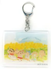 【中古】キーホルダー 集合(向日葵) 「クレヨンしんちゃん 春日部市市制施行20周年記念 アクリルキーホルダー」