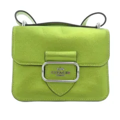 コーチ COACH ショルダーバッグ レザー 革 ロゴ 緑 グリーン CO923 /JS ■GY18