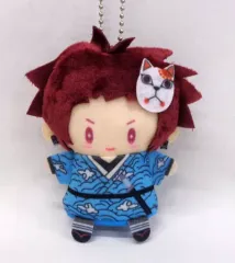 【中古】ぬいぐるみマスコット・ぬいぐるみバッジ 竈門炭治郎 「鬼滅の刃 パペラ フィンガーマスコットコレクション 第一弾」