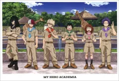 【中古】ポストカード 集合 描き下ろし サファリルックver. ポストカード 「TVアニメ 僕のヒーローアカデミア×東武動物公園2025」 スタンプラリー景品