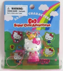 【中古】グッズセット ハローキティ ストラップ＆シールセット 「サンリオキャラクターズ」