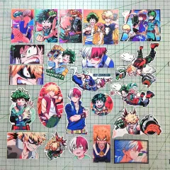 信号機Ver ヒロアカ インカット ステッカー / 緑谷出久 爆豪勝己 轟焦凍 僕のヒーローアカデミア アニメ インス ティング