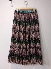 M20　leur logette　ルールロジェット　スカート　ロング　プリーツ　花柄　日本製　サイズ2のサムネイル