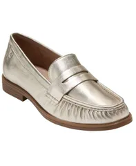 コールハーン レディース シューズ パンプス ローファー Cole Haan Womenstassi Soft Loafersoft Gold Leather ゴールド