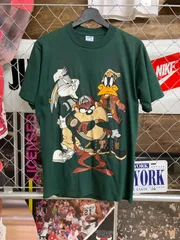 90s Velva Sheen ベルバシーン USA製 Looney Tunes ルーニーテューンズ Tシャツ Warner Bros 半袖 ヴィンテージ タズマニアンデビル