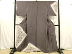 平和屋着物■訪問着　竹屋町刺繍　作家物　抽象文様　暈し染め　金彩　正絹　逸品　DABE6075cm