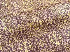 平和屋着物■上質な小紋　蜀江花文　正絹　逸品　BAAX1410mz