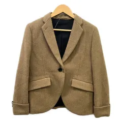 MargaretHowell(マーガレットハウエル) ジャケット サイズ1 S レディース美品  - ライトブラウン 長袖/Harris Tweed/肩パッド/秋/冬