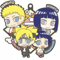 [중고] 키홀더 마스코트 (캐릭터) 나루토 & 히나타 & 볼트 & 해바라기 [BORUTO-볼트- NARUTO NEXT GENERATIONS 러버 마스코트 버디콜레 가족도 바사!편]