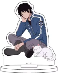 【中古】アクリルスタンド・アクリルパネル 36.烏丸京介 猫ver.(描き下ろし) キャラアクリルフィギュア 「ワールドトリガー」