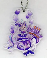 【中古】キーホルダー キュアキュンキュン ミニアクリルキーホルダー 「キミとアイドルプリキュア♪ キュアキュンキュンのお誕生日フェア」 プリティストア限定 バースデー商品全4種購入特典