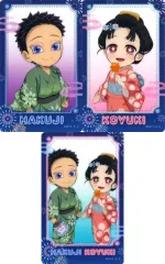 【中古】キャラカード 全3種セット アクリルクリアカード 「鬼滅の刃 花火大会2025 ufotable WEBSHOPくじ 狛治と恋雪」 D賞