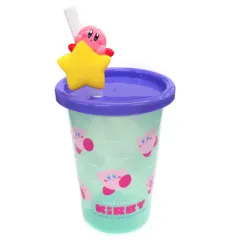 【中古】食器 カービィ(散りばめ) ストローカップ 「サントリー×星のカービィ」 対象商品購入特典のサムネイル